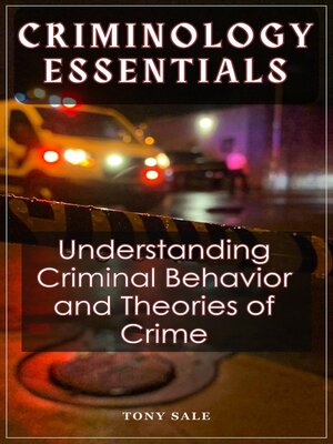 cover image of Criminology Essentials